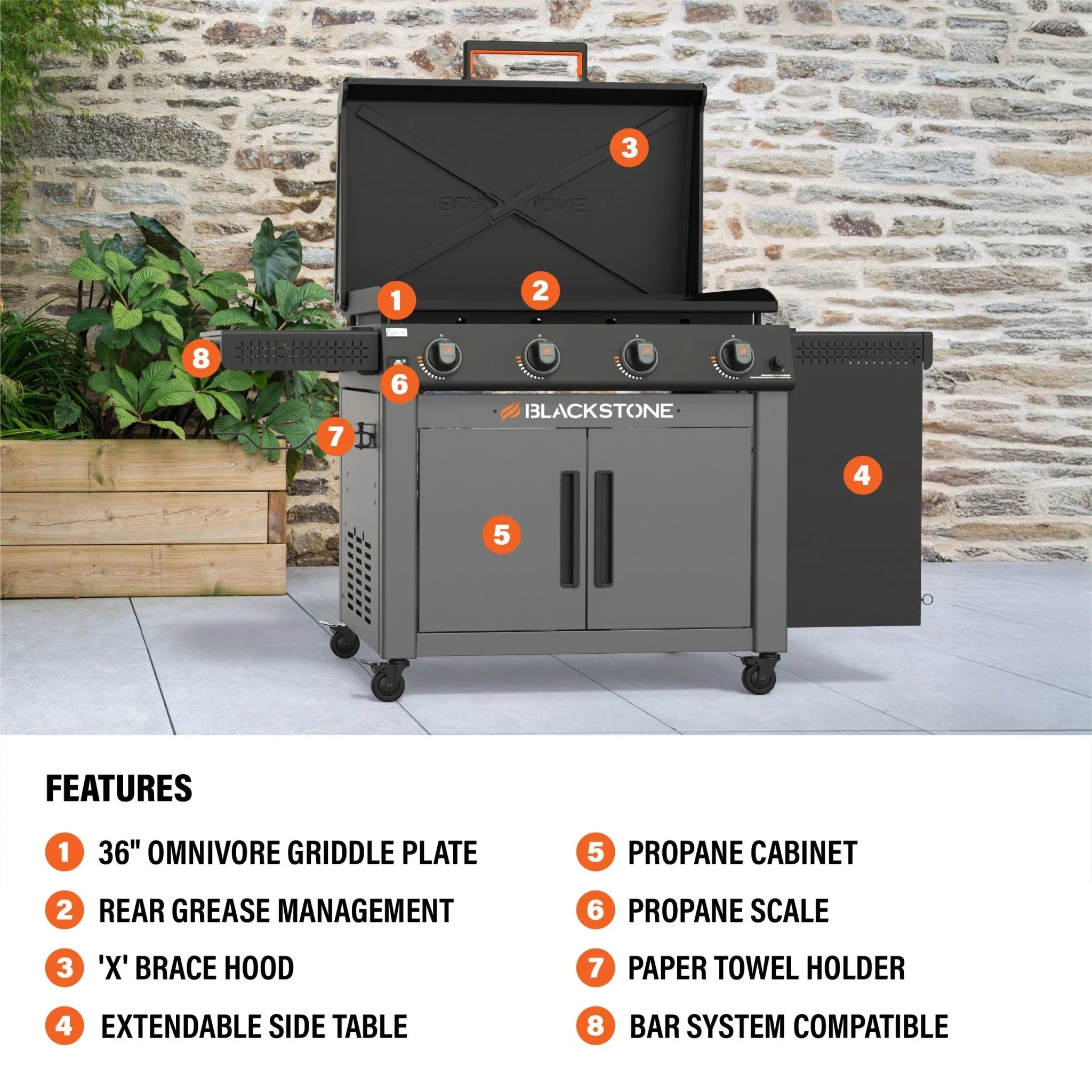 Culinary 36” Griddle with Cabinet
