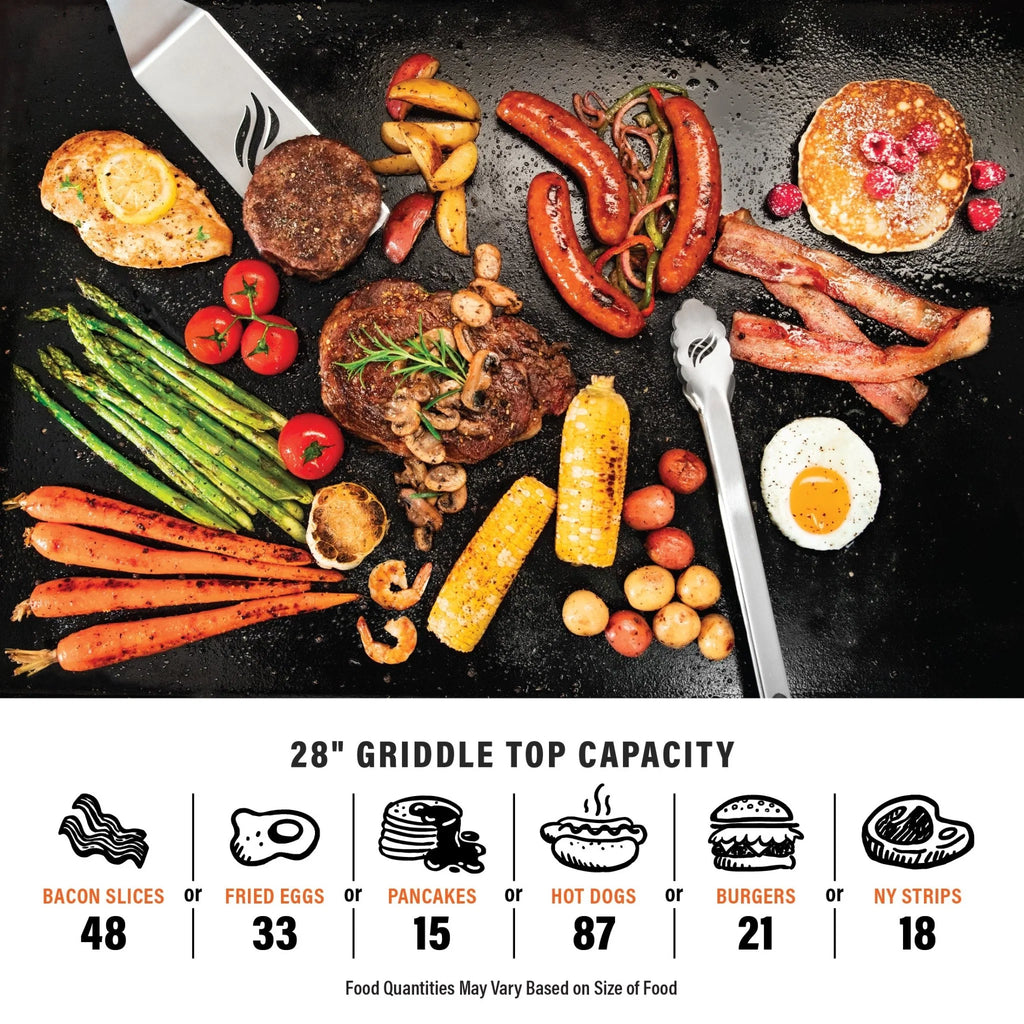 28" Griddle with Hard Cover