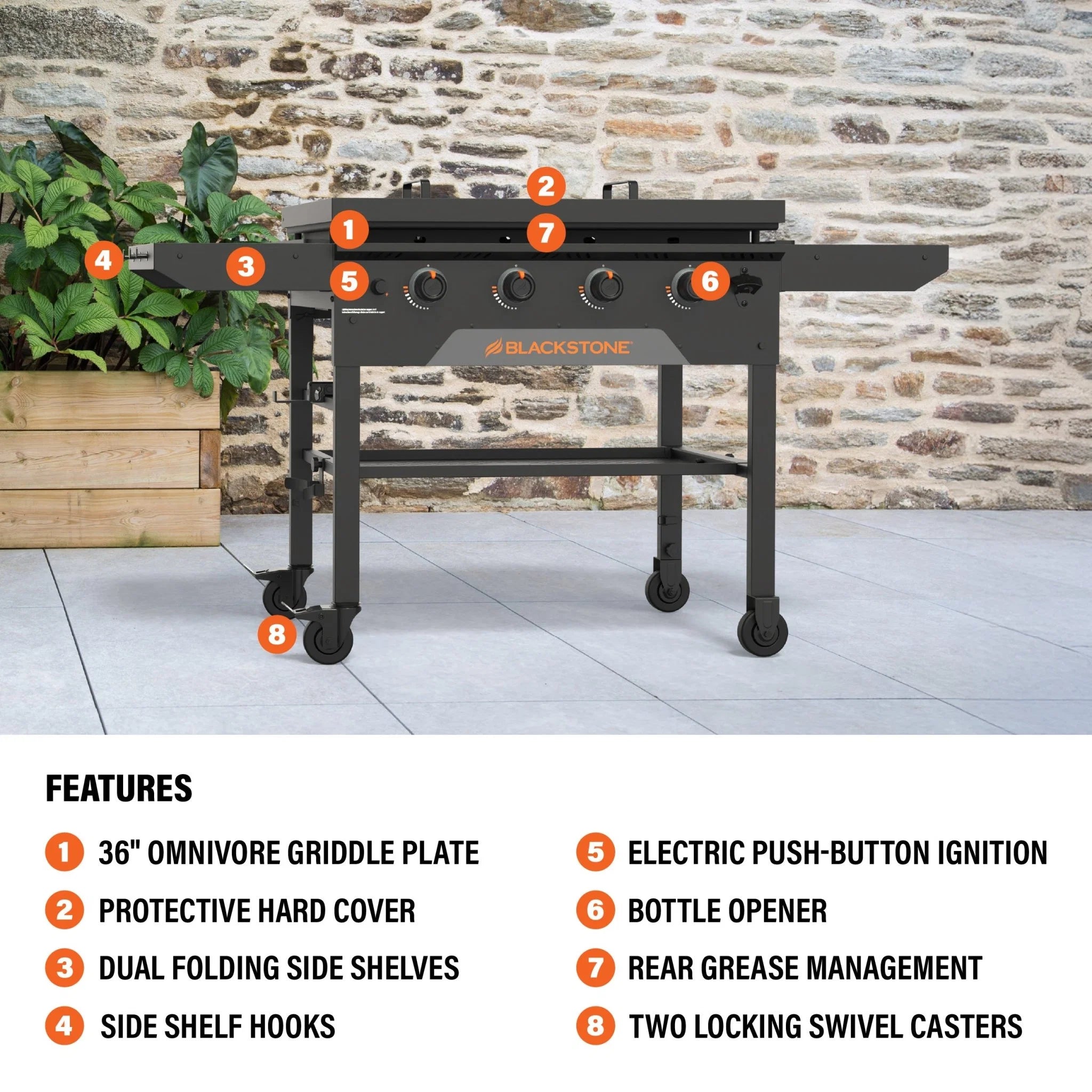 Original 36” Griddle with Hard Cover