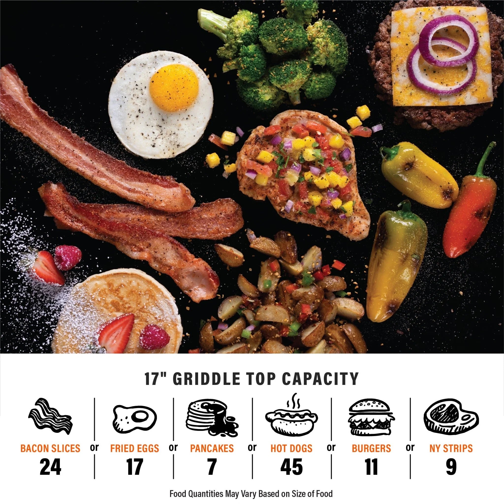 Adventure Ready 17in Griddle with Flexfold Legs