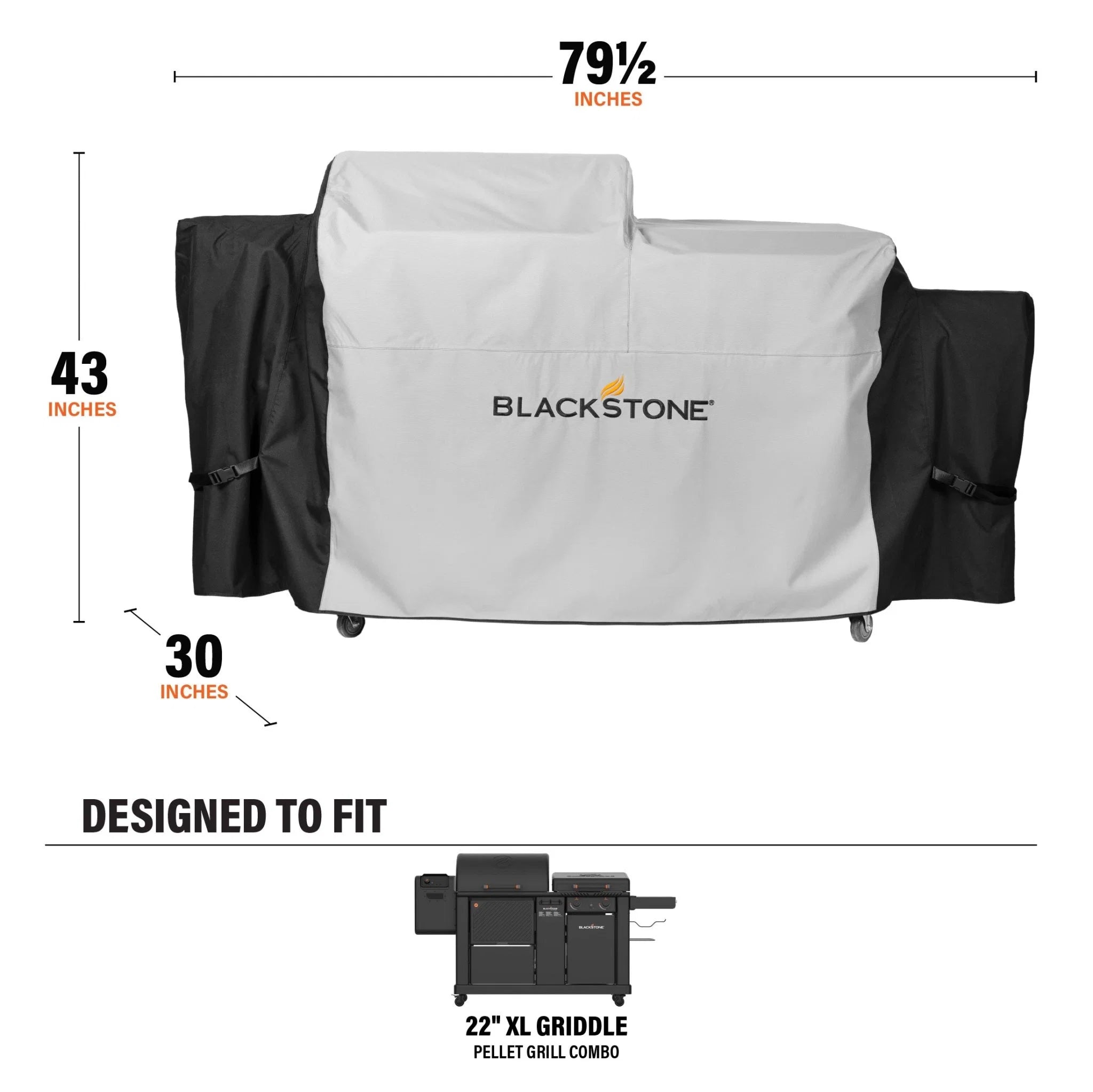 22" XL Griddle Pellet Grill Combo Cover