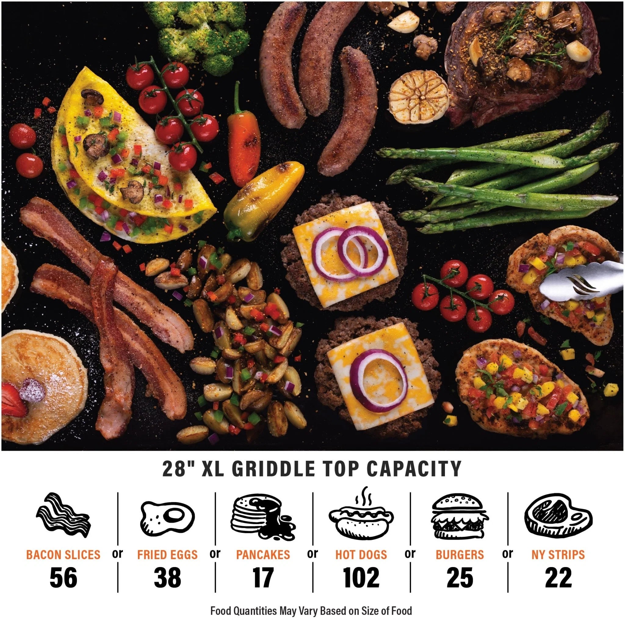 28" XL Griddle with Hood