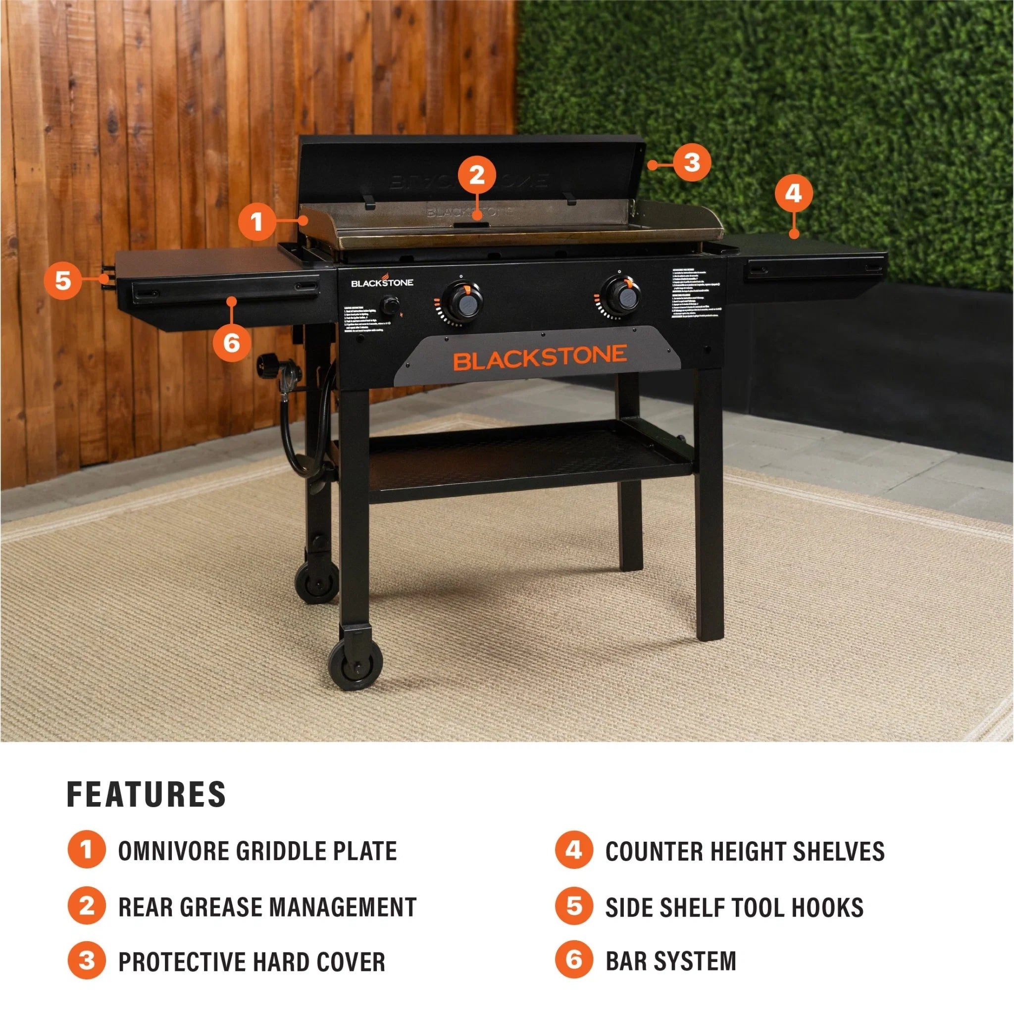 28" Griddle with Hard Cover