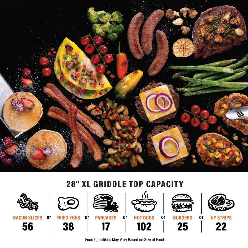 28" Griddle with Flexfold™ Legs