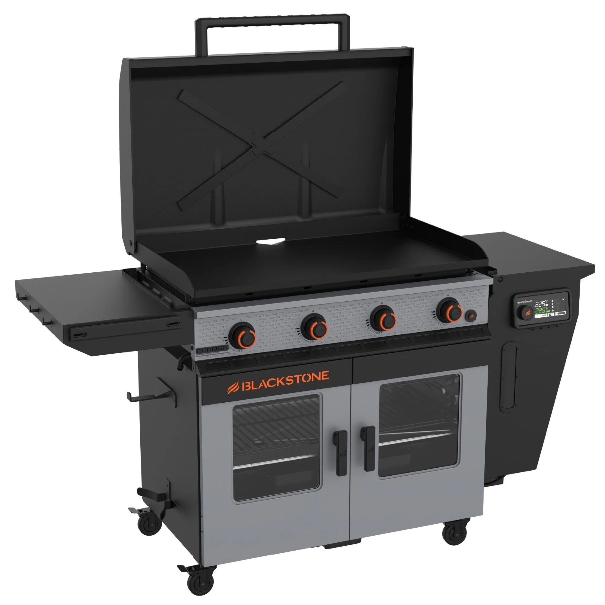Bronco 36” Griddle Vertical Pellet Smoker Combo