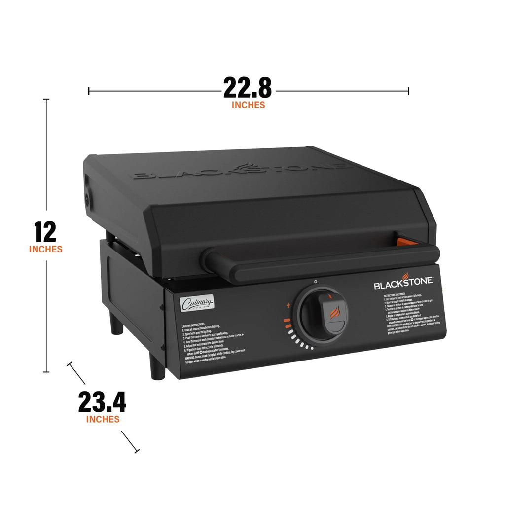 Culinary 17” Tabletop Griddle with Hood